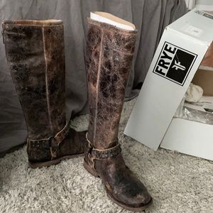 Frye Phillip Studded Harness Boots